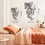 Wallity Metal Horse Line Art - APT724